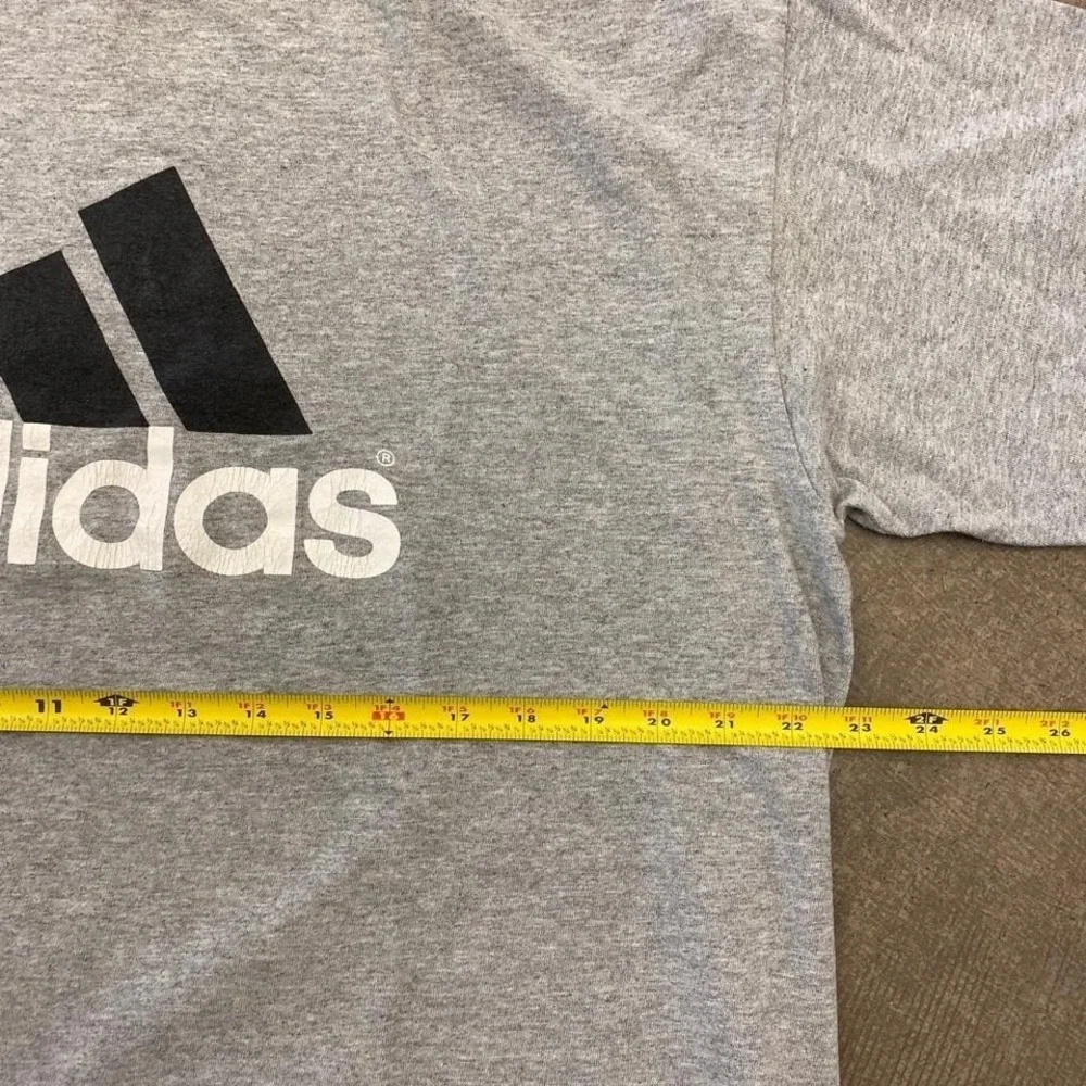 Vintage Y2K Adidas Logo 3 Stripes T-Shirt Size Large